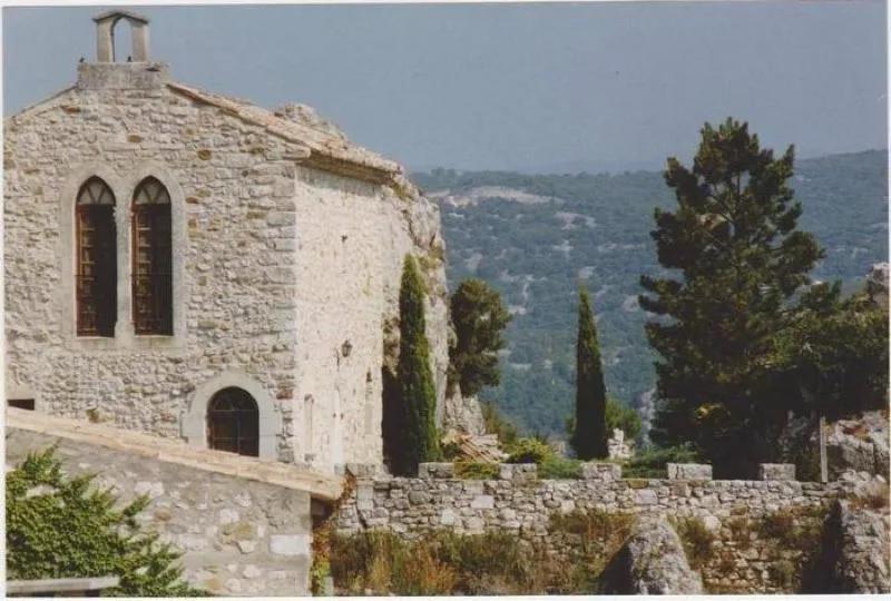 Ancienne Chapelle Du 12E Siecle Restauree En Maison De Caractere Sur Falaise Aigueze Kültér fotó